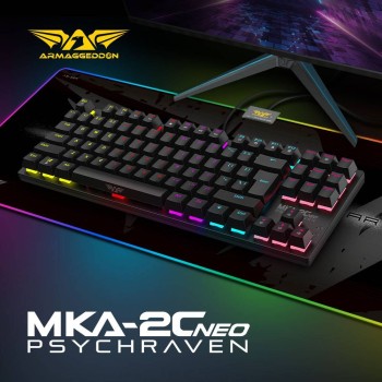 Armaggeddon MKA-2C NEO Black Mechanical Gaming Keyboard 87 Linear Red Keys Armaggeddon MKA-2C NEO Black Mechanical Gaming Keyboard 87 Linear Red Keys