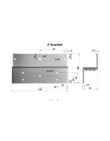 Dahua AC Single Door Magnetic ZL Bracket For ASF280A