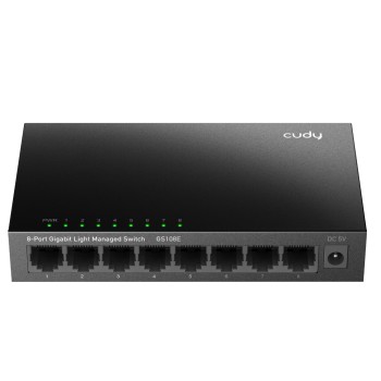 Cudy Switch Gigabit Ethernet Light Managed 8-Port GS108E