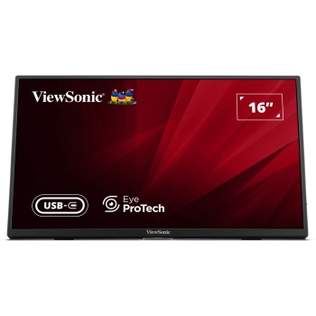 Viewsonic Monitor Portable 16" Full-HD with USB-C/HDMI, PD, Foldable Stand & Protective Sleeve VA1650 Viewsonic Monitor Portable 16" Full-HD with USB-C/HDMI, PD, Foldable Stand & Protective Sleeve VA1650