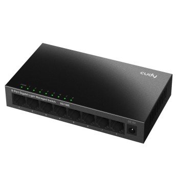 Cudy Switch Gigabit Ethernet Light Managed 8-Port GS108E Cudy Switch Gigabit Ethernet Light Managed 8-Port GS108E