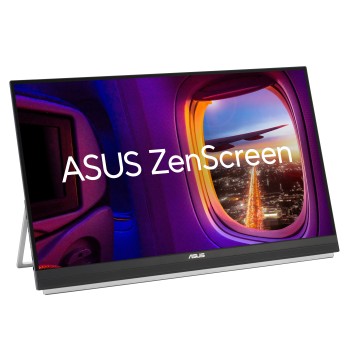 ASUS Monitor Portable ZenScreen 27'' 2K IPS with Desk Clamp/Kickstand Subwoofer USB-C/HDMI MB27ACF ASUS Monitor Portable ZenScreen 27'' 2K IPS with Desk Clamp/Kickstand Subwoofer USB-C/HDMI MB27ACF