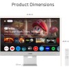ASUS Monitor Smart 27" 4K Google TV, Chromecast, Speakers, USB-C/HDMI ZenScreen MS27UC