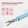 Unitek Network Cable CAT6A S/FTP CPR LSZH 23AWG 305m C18121BL Blue