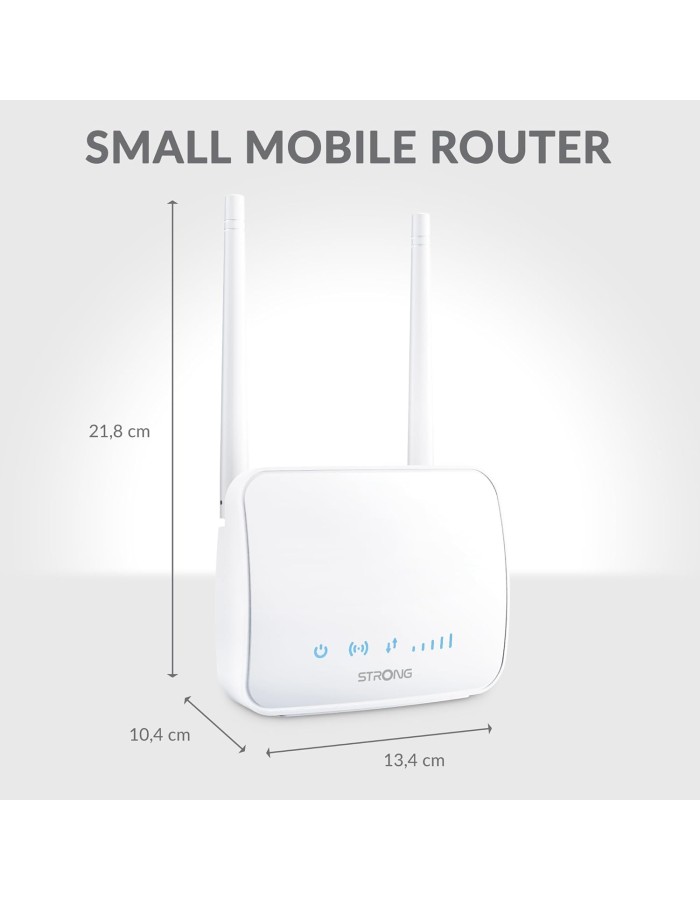 Strong Router 4G LTE CAT4 Wi-Fi N300 Mini 4GROUTER350MUK