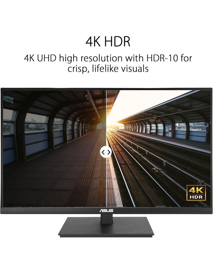 ASUS Monitor Business 27" 4K UHD 60Hz IPS Frameless USB Hub DP Dual-HDMI Speakers Full Ergonomic VA27UQSB ASUS Monitor Business 27" 4K UHD 60Hz IPS Frameless USB Hub DP Dual-HDMI Speakers Full Ergonomic VA27UQSB