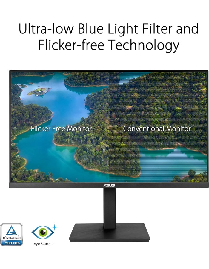 ASUS Monitor Business 27" 4K UHD 60Hz IPS Frameless USB Hub DP Dual-HDMI Speakers Full Ergonomic VA27UQSB ASUS Monitor Business 27" 4K UHD 60Hz IPS Frameless USB Hub DP Dual-HDMI Speakers Full Ergonomic VA27UQSB