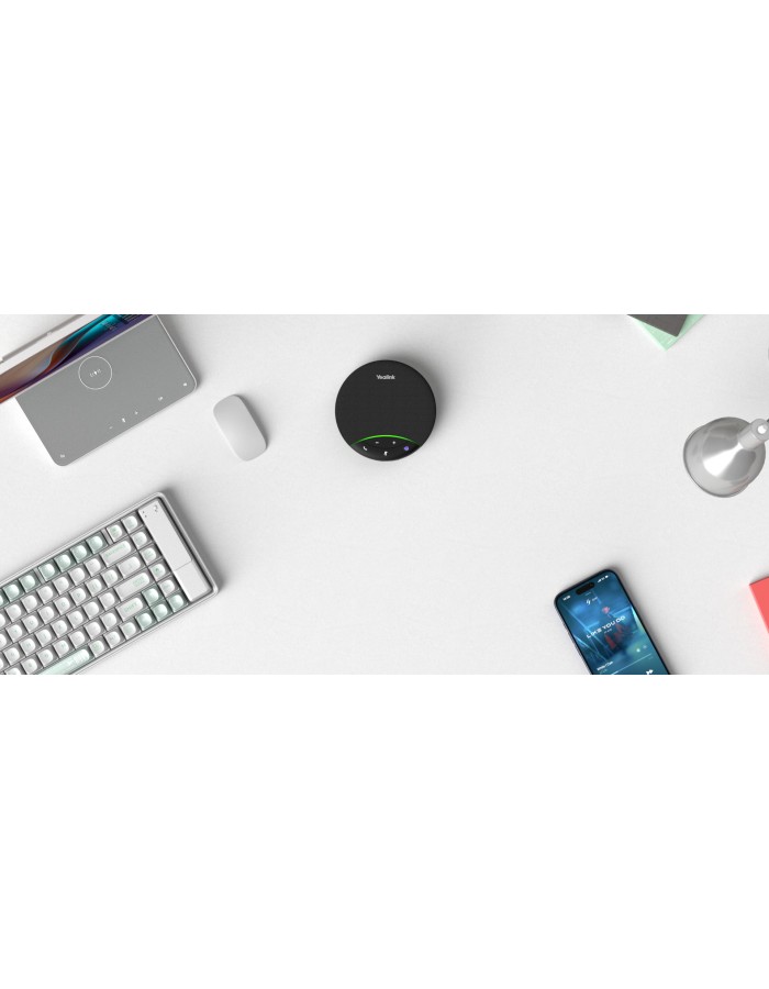 Yealink Speakerphone USB & Bluetooth Portable with AI Microphone 4m Voice Pickup SP92 USB-C/A