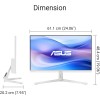 ASUS Monitor EyeCare 27'' FHD 100Hz with Air Ionizer White VU279HFI-W
