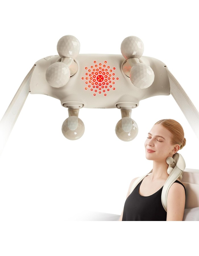 SKG H7-Ultra Neck & Shoulder Massager with White Massage Heads