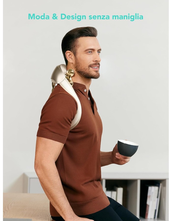 SKG H7-Ultra Neck & Shoulder Massager with White Massage Heads