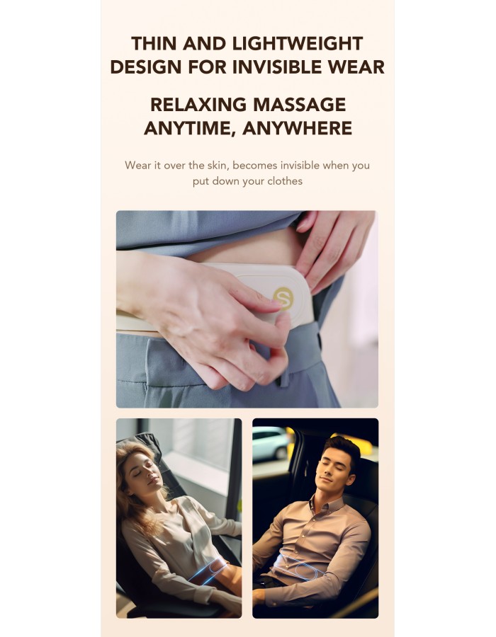 SKG Waist Massager Hot Compress-TENS W7 Pro