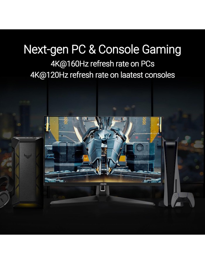 ASUS Monitor TUF Gaming 27'' 4K Flat 160Hz HDR10 Speakers VG27UQ1A