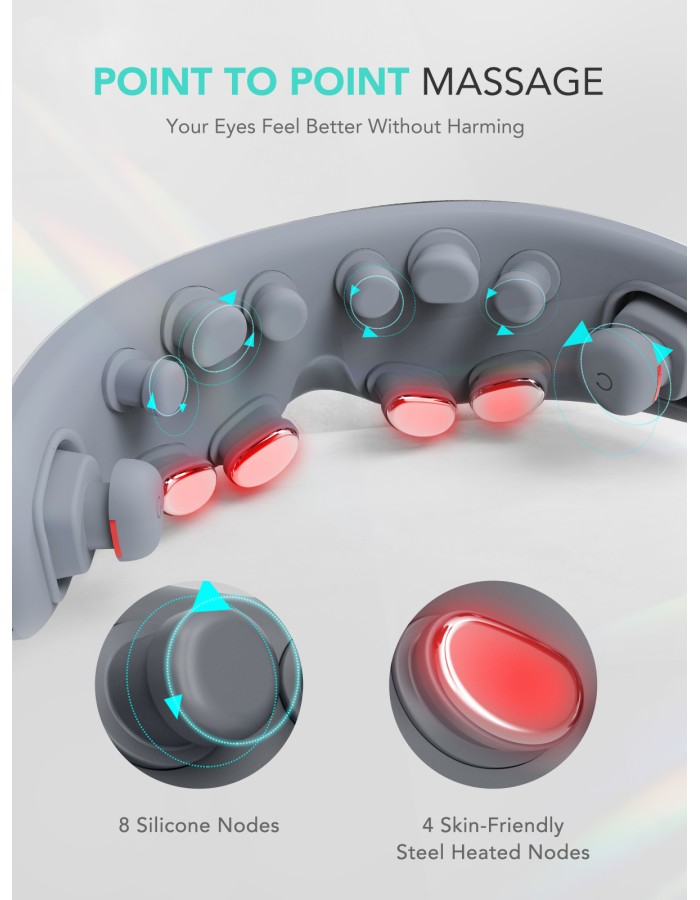 SKG Eye Massager Vibration (Incl.Temples)-Hot Compress-Music E7-EN