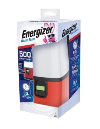 Energizer Light Lantern 500 Lumens - Camping Light 360 Energizer Light Lantern 500 Lumens - Camping Light 360