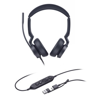 Yealink Headset Wired USB Noise Cancelling USB-C/A UH46 Dual Teams Yealink Headset Wired USB Noise Cancelling USB-C/A UH46 Dual Teams
