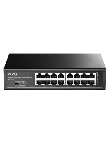 Cudy Switch Gigabit Ethernet Cloud Easy-Managed 16-Port GS1016E Cudy Switch Gigabit Ethernet Cloud Easy-Managed 16-Port GS1016E