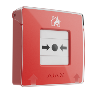 Ajax EN54 Fire Detection Manual Call Point Red Ajax EN54 Fire Detection Manual Call Point Red
