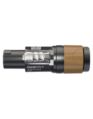 Neutrik NL2FXX-W-S Speakon 2 Pin Plug Neutrik NL2FXX-W-S Speakon 2 Pin Plug
