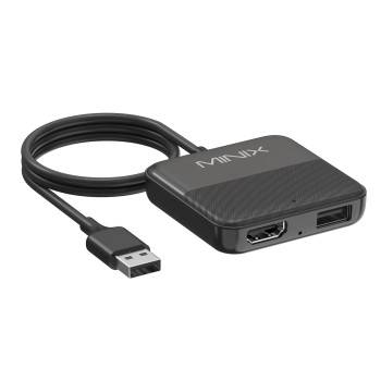 MINIX CAR Wired to Wireless CarPlay/Android Auto/HDMI-IN USB Media Hub CA361 Plus