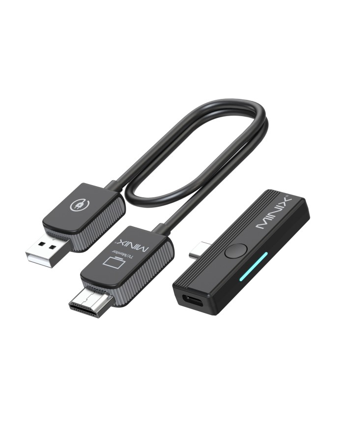 MINIX C1 Plus Wireless Display Adapter USB-C to HDMI 1080p with Phone Charging MINIX C1 Plus Wireless Display Adapter USB-C to HDMI 1080p with Phone Charging