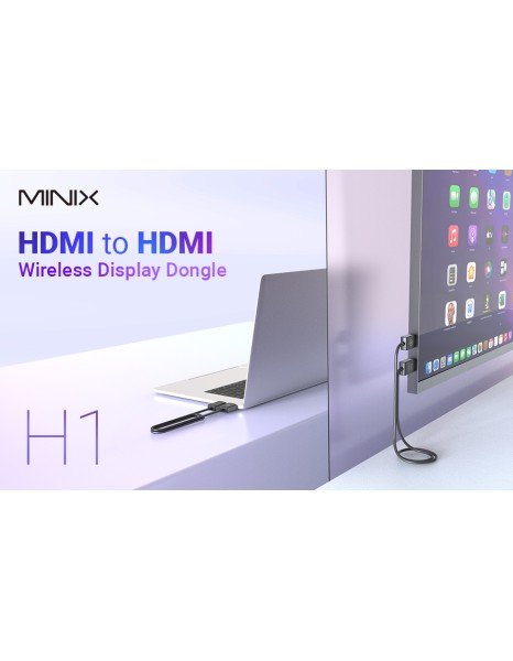 MINIX NEO H1 Wireless Display Adapter HDMI to HDMI 1080p MINIX NEO H1 Wireless Display Adapter HDMI to HDMI 1080p