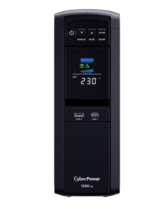 CyberPower Tower UPS CP1350EPFC 1350VA Pure Sinewave UK CyberPower Tower UPS CP1350EPFC 1350VA Pure Sinewave UK