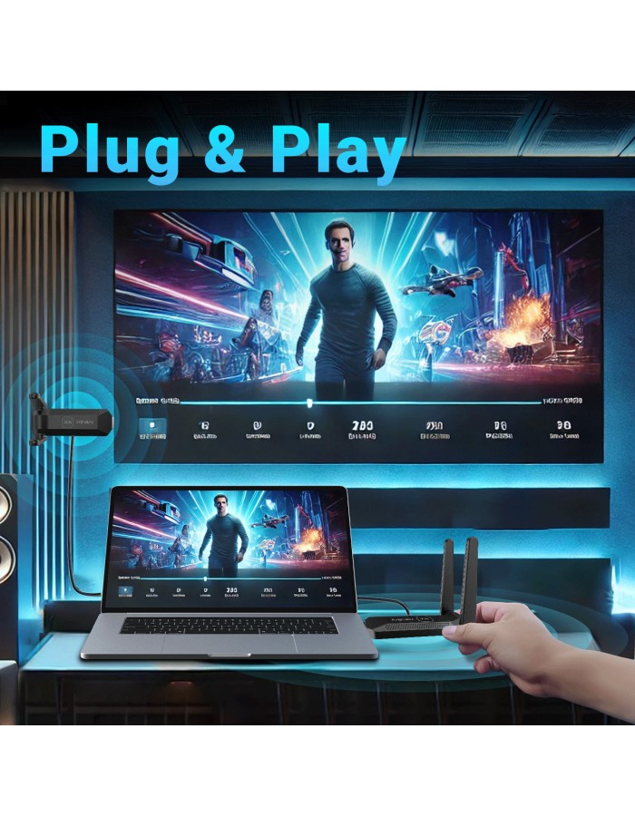 MINIX NEO B14 Wireless Display Adapter HDMI to Quad HDMI Displays 1080p 50m MINIX NEO B14 Wireless Display Adapter HDMI to Quad HDMI Displays 1080p 50m