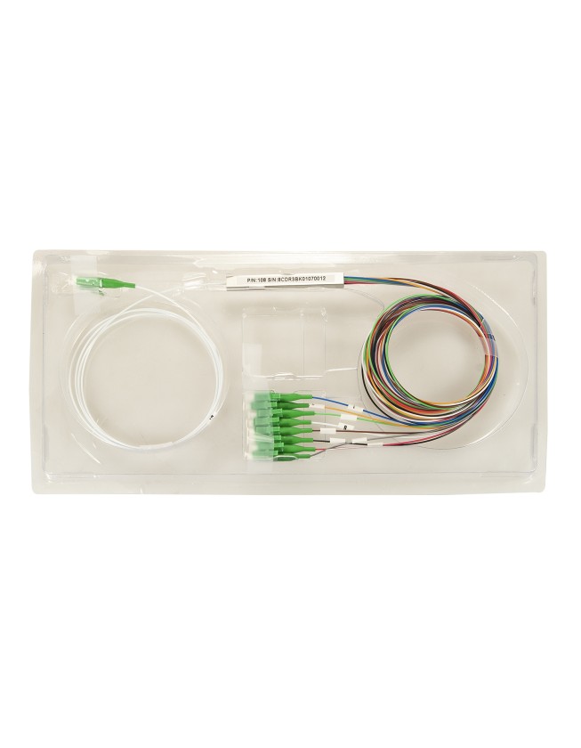 Opton PLC Fiber Splitter 1x8 SM LC/APC SteelBox 1m Opton PLC Fiber Splitter 1x8 SM LC/APC SteelBox 1m