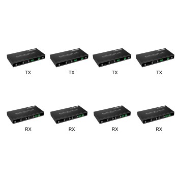 Lenkeng HDMI Matrix over IP 4K POE, APP Control 4x4 (iMCS-IM02-4TX/4RX)