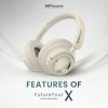 HiFuture Headphones Over Ear FUTURE TOUR X Gold HiFuture Headphones Over Ear FUTURE TOUR X Gold