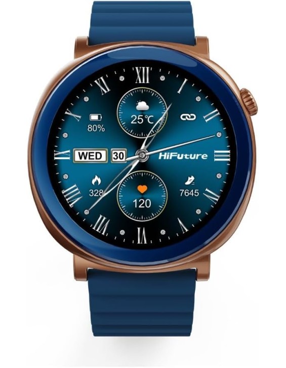HiFuture Fashion SmartWatch AURORA Blue/Gold