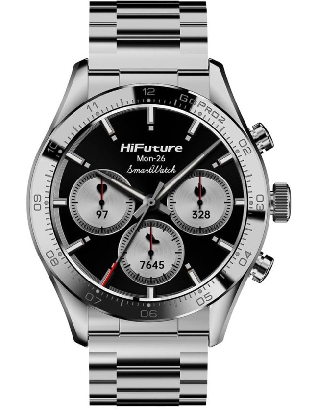 HiFuture Luxury Classy SmartWatch GO PRO2 Silver HiFuture Luxury Classy SmartWatch GO PRO2 Silver