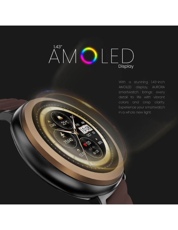 HiFuture Fashion SmartWatch AURORA Blue/Gold