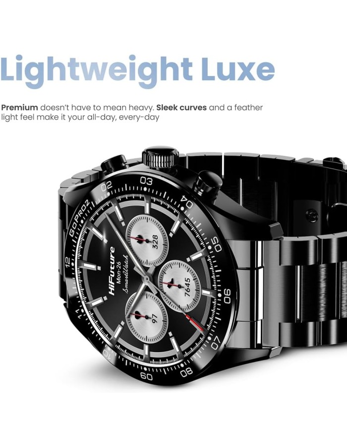 HiFuture Luxury Classy SmartWatch GO PRO2 Silver HiFuture Luxury Classy SmartWatch GO PRO2 Silver