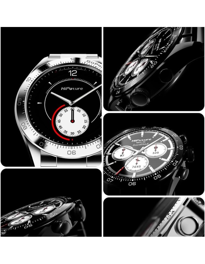 HiFuture Luxury Classy SmartWatch GO PRO2 Silver HiFuture Luxury Classy SmartWatch GO PRO2 Silver