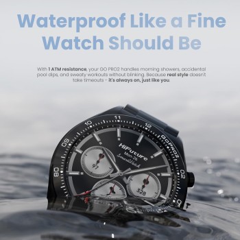 HiFuture Luxury Classy SmartWatch GO PRO2 Black HiFuture Luxury Classy SmartWatch GO PRO2 Black