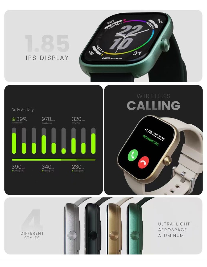 HiFuture Fashion SmartWatch LUME Champagne Gold