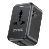 Unitek P1120A Universal Travel Charger 20W USBC+USBA Black Unitek P1120A Universal Travel Charger 20W USBC+USBA Black