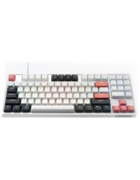 Thunderobot KG3089 White Mechanical Gaming Keyboard 89 Red Switch Keys