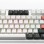 Thunderobot KG3089 White Mechanical Gaming Keyboard 89 Red Switch Keys