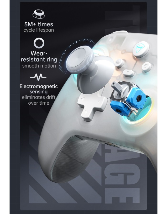 Machenike PC Gamepad G3 V2 Tri-mode 2.4GHz-BT-USB C With Charging Base