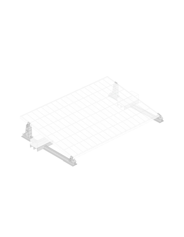 EcoFlow SPA Solar Panel Adjustable Mount Bracket Flat Roof (400W) EcoFlow SPA Solar Panel Adjustable Mount Bracket Flat Roof (400W)