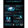 Thunderobot ML602 SE Wireless Gaming Rechargeable Mouse White