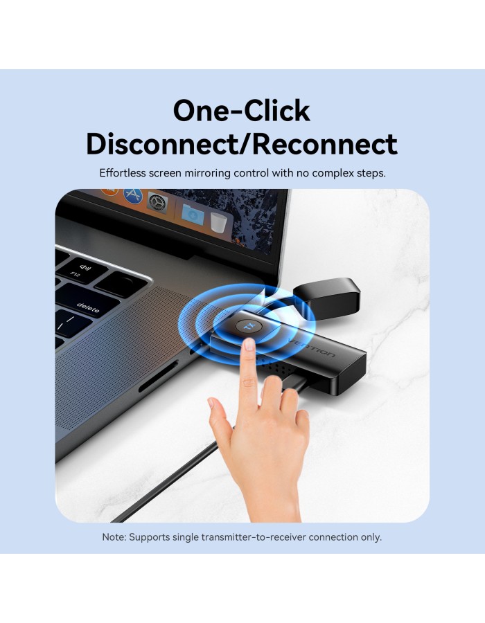 Vention ADKB0 Wireless 5GHz HDMI Transmitter & Receiver Kit 1080p up to 50m