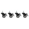 Lanberg Wall Rack Castors with Thread & Brakes for Lanberg Racks (Set of 4)