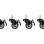 Lanberg Wall Rack Castors with Thread & Brakes for Lanberg Racks (Set of 4)