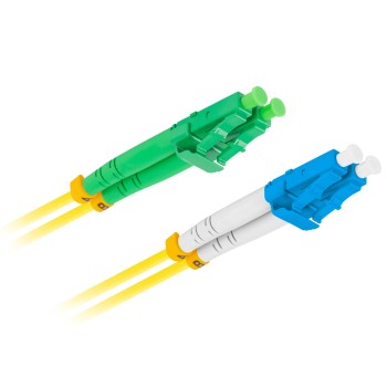 Lanberg Fiber Optic Patch Cord SM LC/APC-LC/UPC Duplex LSZH 2.0m