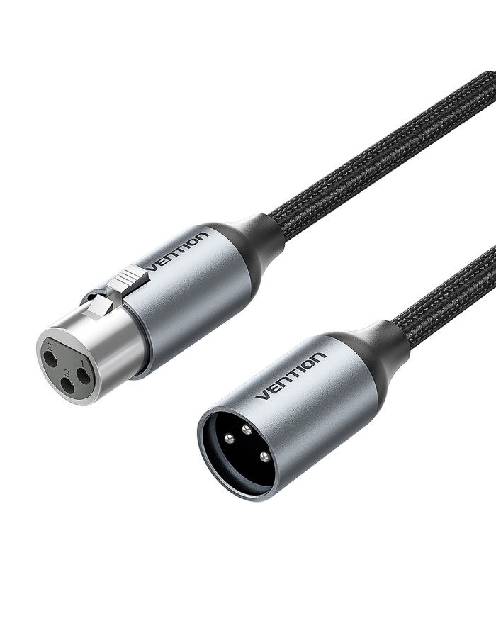 Vention AUDIO XLR M-F Cable Braided-Metal 5.0m BKHHJ