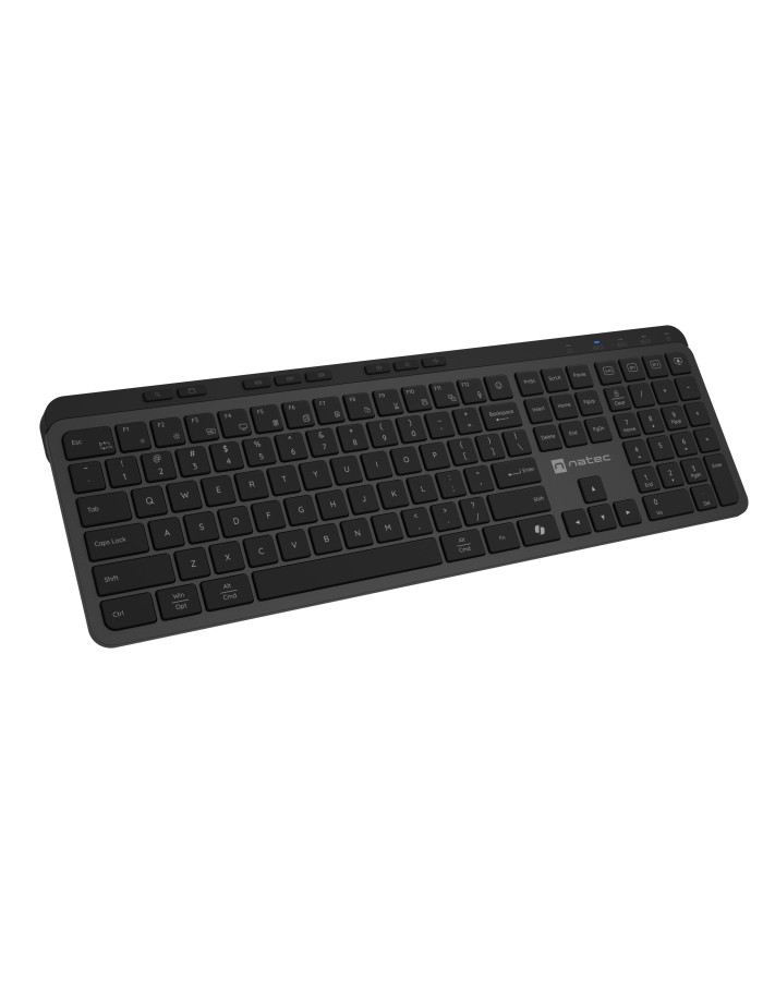 Natec MEDUSA Slim Wireless Keyboard BT & 2.4GHz X-SCISSORS Keys Natec MEDUSA Slim Wireless Keyboard BT & 2.4GHz X-SCISSORS Keys